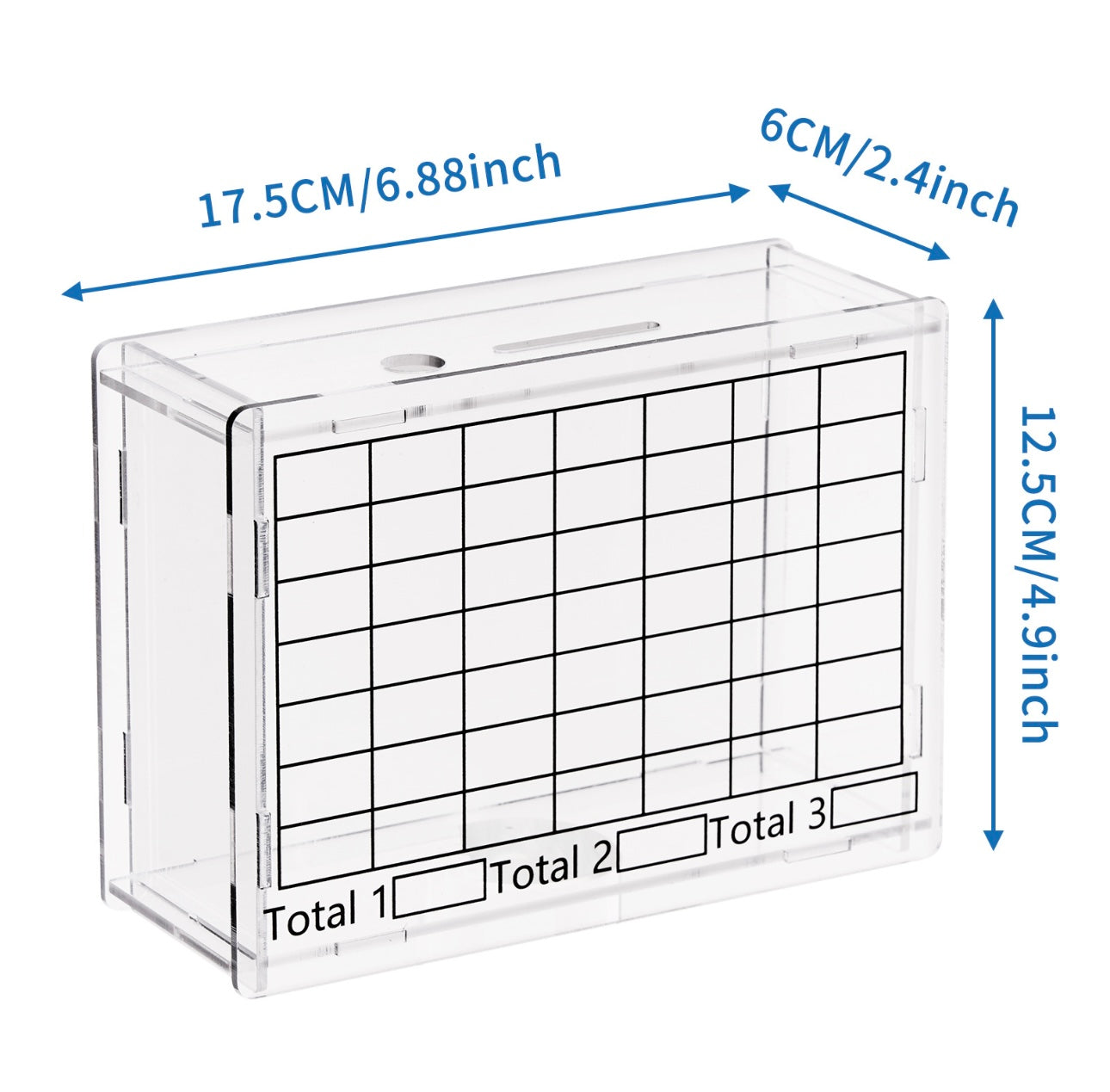 Tirelire Transparente Japonaise – Design Minimaliste